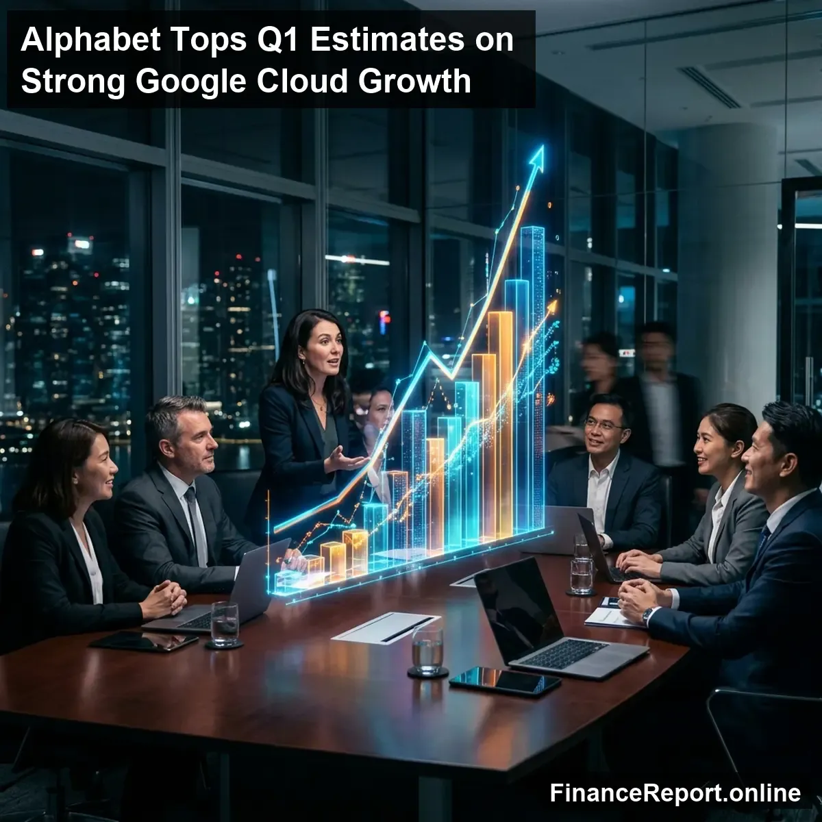 Alphabet Tops Q1 Estimates on Strong Google Cloud Growth