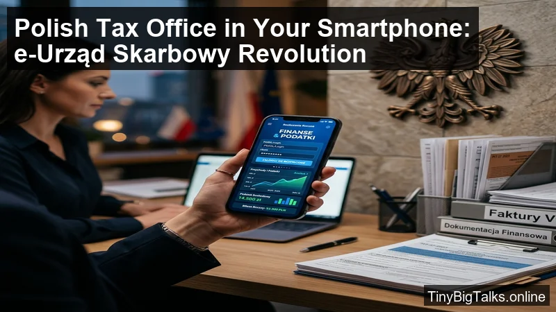 Smartphone displaying Polish e-Urzad Skarbowy app